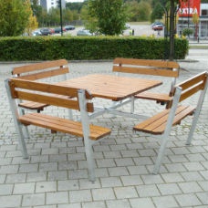 Picknickbord Quattro Steel - Parkbänkar