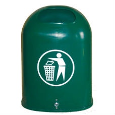 Papperskorg Otto i grön plast 42L - Papperskorgar
